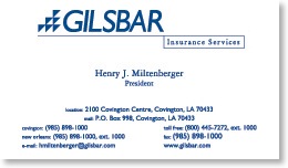 gilsbar bus card